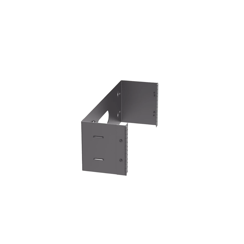 WBH4-LAT-DER-l Rack Abierto de Instalación en Pared con Bisagras, Profundidad de 159 mm, 19 in de Ancho, 4 UR, Color Negro WBH4 4