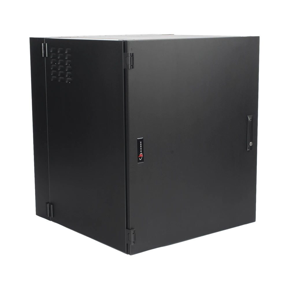 WC3S10118-AD-4-l Gabinete de Pared / Puerta Sólida / 18U / Negro WC3-S101-18 5