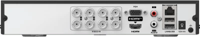 adicional_1S400-40 DVR Híbrido / 8 Canales TurboHD + 8 Canales IP / 8 Megapixel (4K) / H.265+ / Audio Bidireccional / 1 Bahía de Disco Duro DVR-208U-M1/T 4