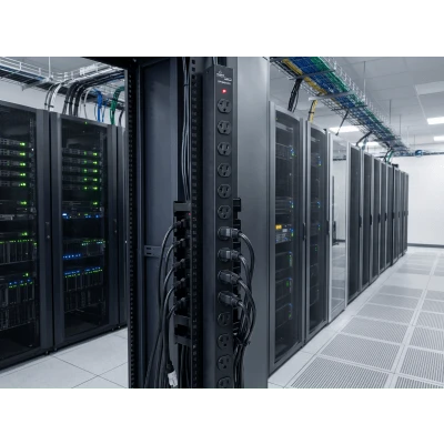 adicional_1S400-95 PDU Vertical para Rack con 18 Tomas NEMA 5-15R, 15A, 1.22 m (48 in) de Altura, Acero Color Negro DP1N481815 5