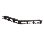 Panel de Parcheo Modular Mini-Com (Sin Conectores), Angulado, Sin Blindaje, Con Números Pre-Impresos, de 24 Puertos, 1UR adicional_1S400-97