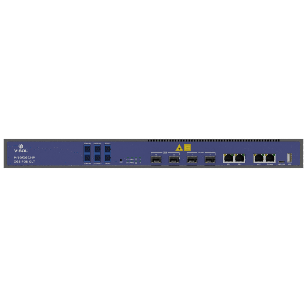 adicional_2S1000-1 OLT Dual de 2 Puertos XGSPON/GPON con WDM Integrado/ 4 Puertos Uplink (2 Puerto Gigabit RJ45 + 2 Puertos SFP/SFP+) / Hasta 512 ONUs V1600XG02-W 3