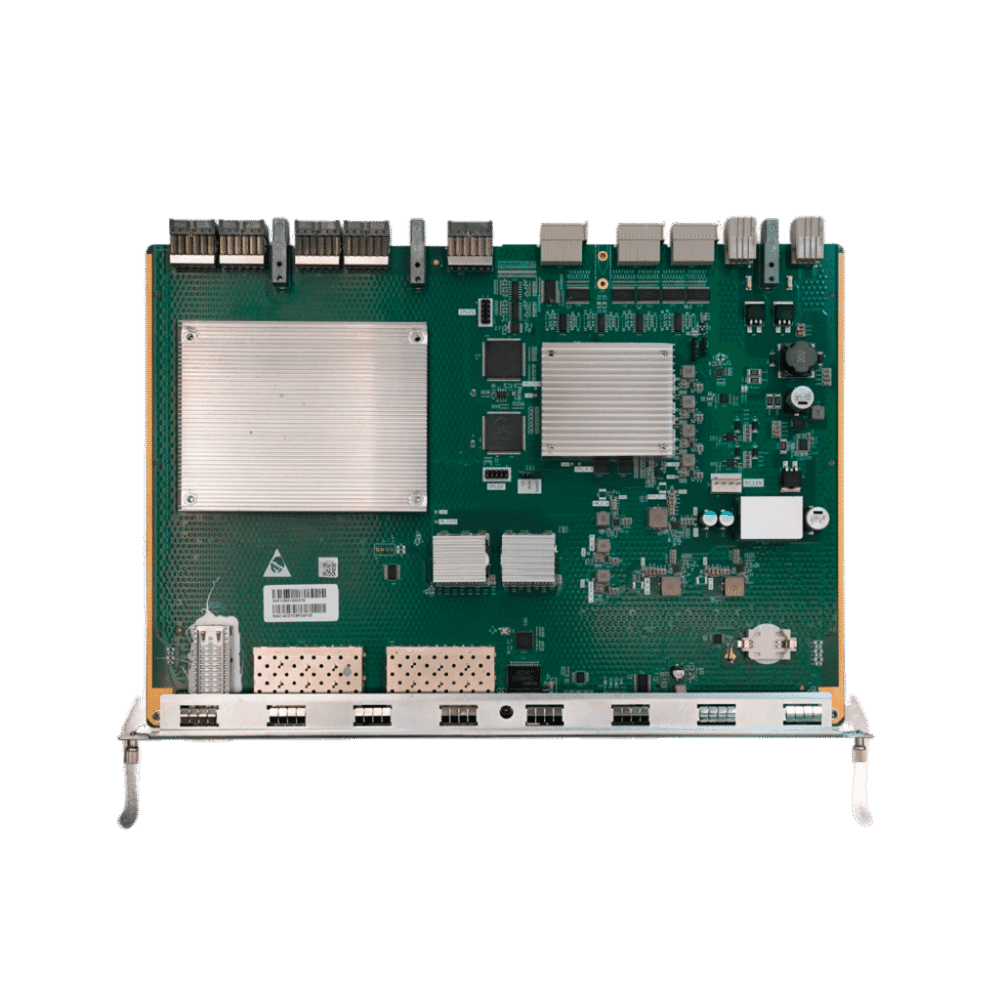 Tarjeta de Control y Uplink para OLT V-SOL V5600-X7 / 8 Puertos SFP+ (1/10G) / 1 Puerto QSFP28 (40GE/50GE/100GE) / 1 Puerto AUX CSMUX701 4