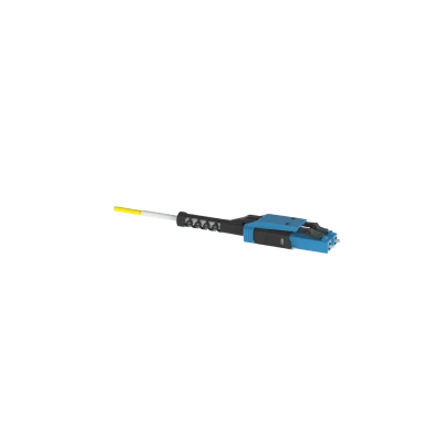 lateral_izquierda_0S400-41 Jumper de Fibra Óptica Monomodo 9/125 OS1/OS2, LC-LC Uniboot Duplex, LSZH, Color Amarillo, 3 Metros F92RLU1U1ONM003 3
