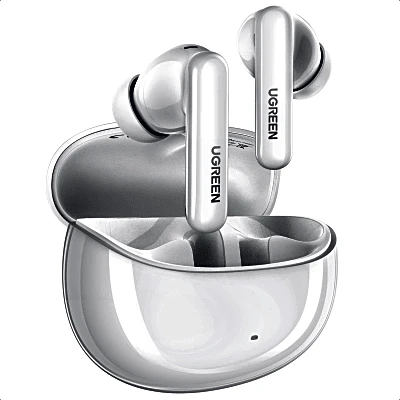 lateral_izquierda_0S400-90 Auriculares Inalámbricos HiTune T3 Pro con Cancelación Activa de Ruido / Bluetooth 5.4 / Autonomía 30 Horas con Estuche / USB-C / Carga Rápida / AAC-SBC 35725 3