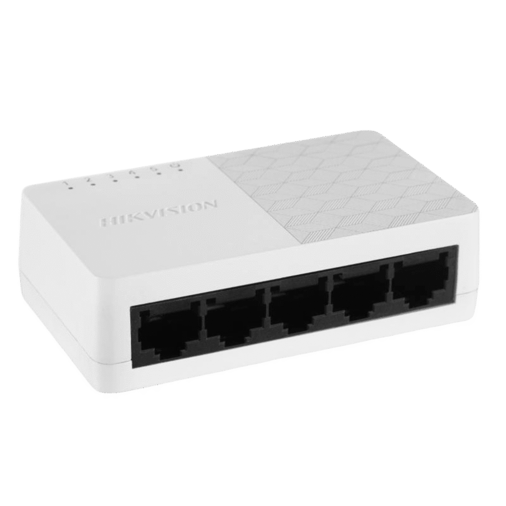 portada_0S1000-10 Switch Gigabit / No Administrable de Escritorio con 5 puertos 10 / 100 / 1000 Mbps / Diseño Compacto y Estético DS-3E0505D-O 1