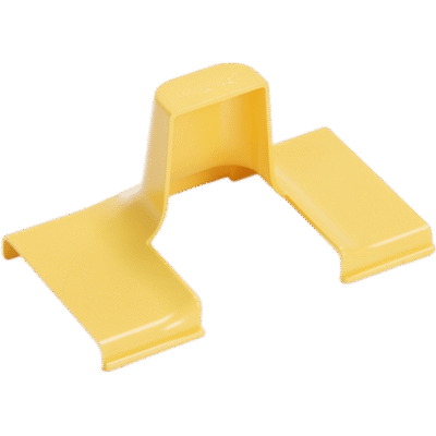 Tapa de Bajada Vertical FRSPJ2X2LYL, Para Canaleta FiberRunner® 4X4, Color Amarillo