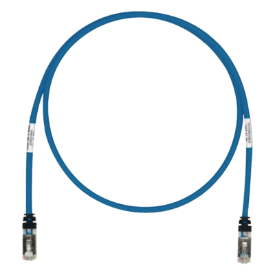 Patch Cord Cat6A, Blindado S/FTP, CM/LS0H, 10 Metros (32.81 Pies), Color Azul