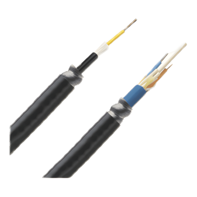 Cable de Fibra Óptica de 6 Hilos, Multimodo OM4 50/125 Optimizada, Interior/Exterior, Armada, Loose Tube 250um, OFCR (Riser), Precio Por Metro