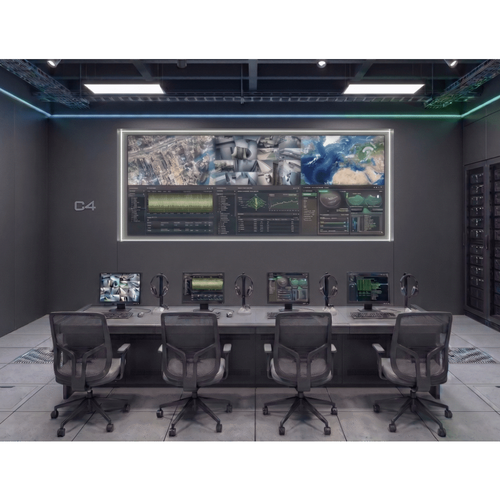 Kit Videowall 3x2 / 6 Pantallas 55" Full HD / Decodificador 16CH 4K / Montaje de Pared / Hikvision DS-VW3X20B55/WM 1
