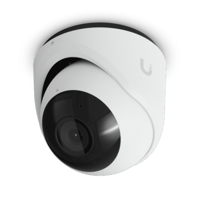 Cámara de Seguridad Turret Color Blanco / Alimentación PoE/ Resistente a Manipulaciones IK04/ Sensor de Imagen 1/1.8" 8MP/ Ajuste Manual 3 Ejes