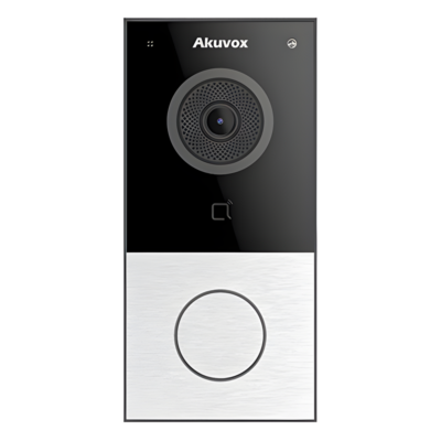 DOORBELL / WIFI / 100% en la Nube / POE / Bluetooth / NFC / Lector de Tarjetas MIFARE / Notificación en APP /  Llamada Telefónica / SIP / ONVIF / IP65 / Cámara 2 MP / Botón con Iluminación / Control de 1 Puerta