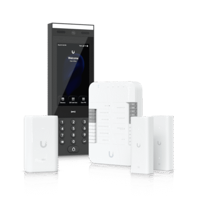 Kit de Inicio de Control de Acceso UniFi / Hub Gate / Intercomunicador G3 / Adaptador PoE++ / Extensores de Par Trenzado