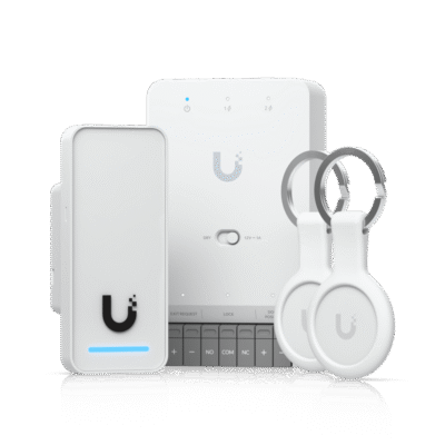 Kit de Inicio UniFi Access G3 / Gestión de Accesos para Puertas / Lectores y Teclados NFC / PoE++ / Certificaciones CE, FCC, IC, UL