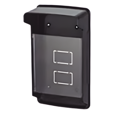Carcasa Protectora Universal Color Negro con Tapadera de Acrílico / Medidas 245 × 143 × 83 mm / Compatible con Múltiples Modelos de Control de Acceso