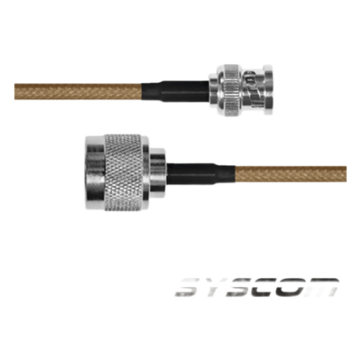 Jumper con Cable LP142 de 60 cm (23.62 Pulgadas), con Conectores BNC Macho a N Macho.