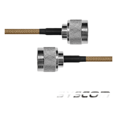 Jumper con Cable LP142 de 30 cm (11.81 pulgadas), con Conectores N Macho a N Macho.