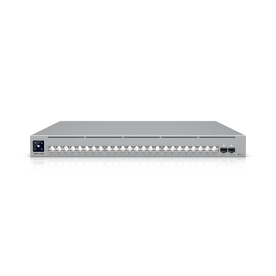 Switch Administrable Capa 3 / 24 Puertos PoE+++ / 16 × 10 GbE + 8 × 2.5 GbE / 2 Puertos SFP28 25 G / 720 W PoE / Etherlighting™