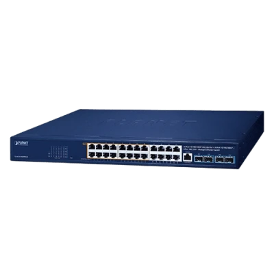 Switch Gestionado PoE++ / 16 Puertos Gigabit PoE++ 95W / 8 Puertos Gigabit / 4 Puertos 10G SFP+ / Presupuesto PoE 420W / L2/L4 / ERPS / Rack 440 mm (17.3 in)