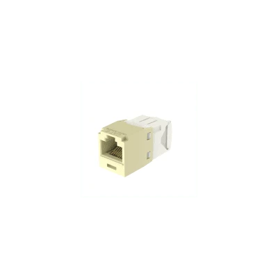 Conector Jack RJ45 / Categoría 6 / 8 Posiciones 8 Cables / Terminación sin Herramienta de Impacto / Color Marfil