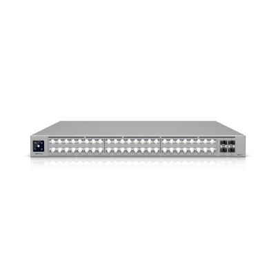Switch Administrable / 48 Puertos / 32 × 10 GbE + 16 × 2.5 GbE / 4 × SFP28 25G / Capa 3 / 920 Gbps / Etherlighting™ / 1U Rack