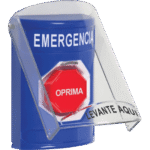 Botón Multipropósito / Superficie / Policarbonato / 2 Relevadores Forma C / LED Tricolor / Emergencia Español / Interior / Sin Bocina Pre-Alarma / Llave Restablecer portada_0S400-217