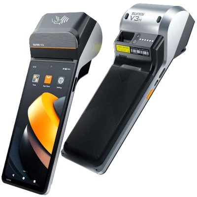 Terminal Móvil / Pantalla 6.75" HD+ / Procesador Hexa-Core / Impresora 58 mm / 3GB + 32GB / Android 13 / 4G LTE / Wi-Fi