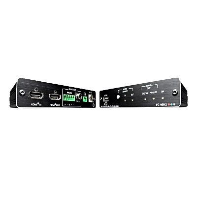 Desembebedor de Audio HDMI Profesional | 4K/60 UHD (4:4:4) | 18 Gbps | HDR | HDCP 2.2 | Salidas S/PDIF y Audio Balanceado | ARC | Gestión EDID Inteligente | Kramer re-Klocking | DigiTOOLS Compacto