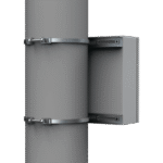 Kit de Fijación para Postes / Enclosure Pole Fixation / Acero Galvanizado / Carga Máxima 900 N / Diámetro Poste 80-250 mm (3.15-9.84 in) / 2 Perfiles + Accesorios / Largo 496 mm portada_0S400-297