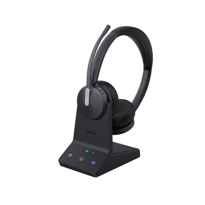 Diadema Inalámbrica WH64 Dual Teams con Micrófono Dual y Acoustic Shield 2.0 para Llamadas Claras en Entornos Ruidosos