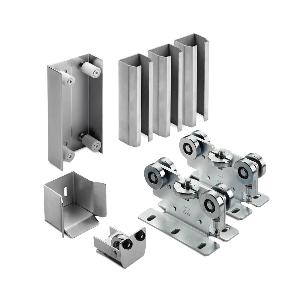 19912325-AD-6-l Kit para puertas autoportantes / Hasta 3 m (9.84 ft) / 600 kg / Carros 5 ruedas / Acero galvanizado 19912325 7