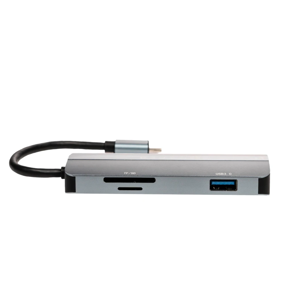 NACEB ADAPTADOR USB-C 8 EN 1 RJ45+HDMI+3*USB3.0+PD100W+SD/TF NA-0129 NA-0129 4