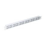Panel de Parcheo Modular Mini-Com (Sin Conectores), Plano, Sin Blindaje, Alta Densidad, de 48 Puertos, Color Blanco, 1 UR CPP48HDWWH-AD-1-l