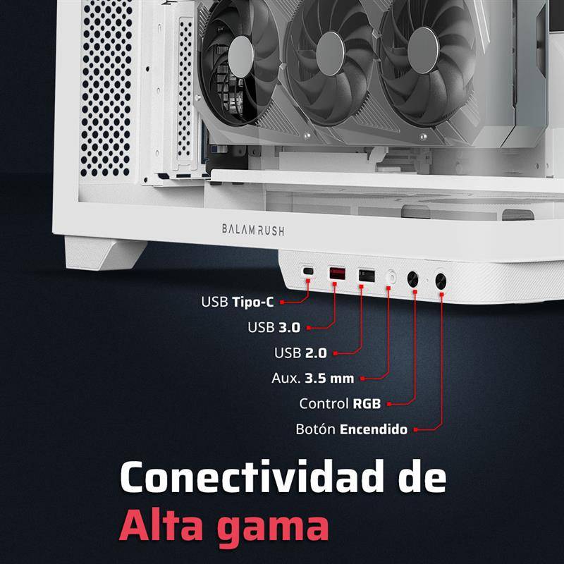 GABBLR1050_7_full Gabinete Gamer Media Torre Tank Expert Curve 7800 Legend Series, Factor: Micro ATX, Mini ATX, Panel Curvo Cristal Templado 6