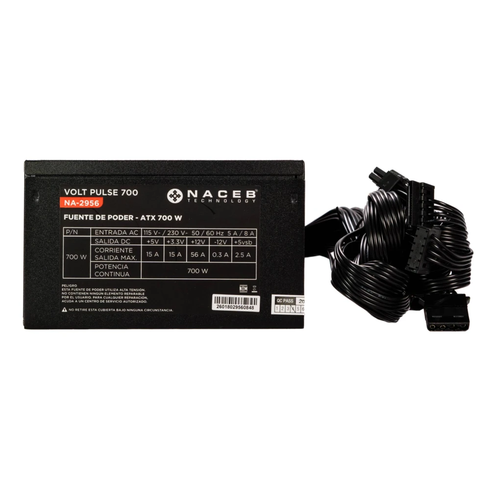 FUENTE DE PODER ATX 700W VOLT NA-2956 NA-2956 2