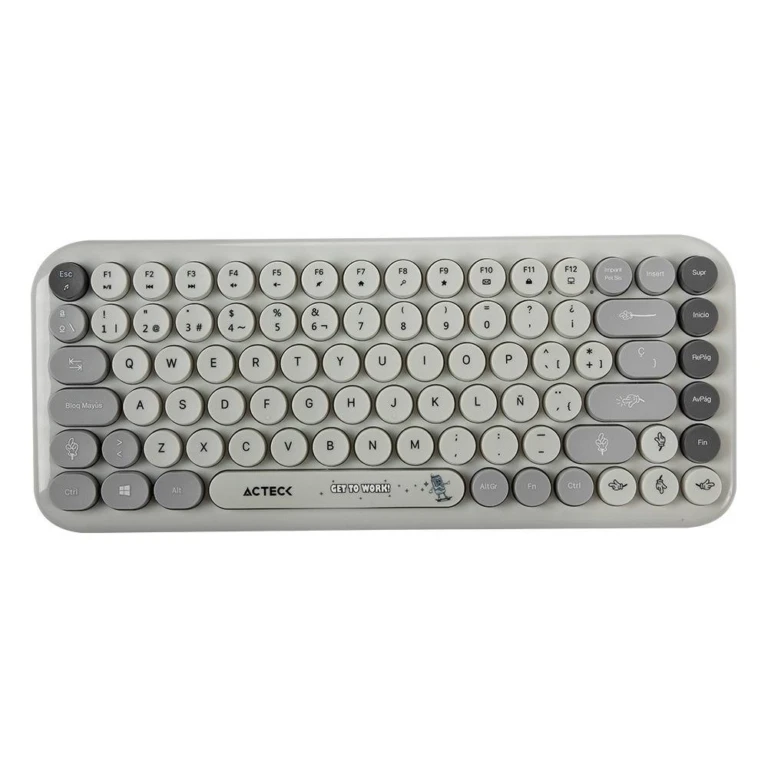 Kit Teclado y mouse Inalámbricos 2.4hz Creator Chic K-Colors MK480 Advanced Series Teclado Inalambrico Dongle 2.4Mhz KITACT1260_full