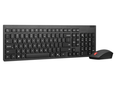 Kit teclado y mouse LENOVO 4X31R64500, Completo, Negro