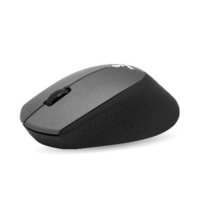 Mouse inalámbrico, 1000 dpi, Óptico, Negro con Gris, 6000786 BROBOTIX