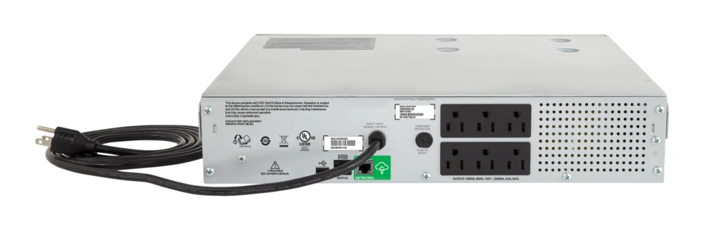 No Break Capacidad 1000 VA 600 watts, 120V, L APC SMC1000-2UC, 1000 VA, 600 W, 3 h, Negro, No Break SMC1000-2UC 2