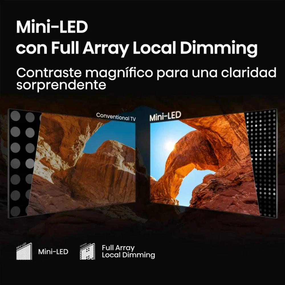Televisor Hisense 55U65QFM, 55 pulgadas, MiniLED, QUANTUM DOT, 4K UHD, 3840 x 2160 Pixeles, FIRE SMART TV 55U65QFM 4