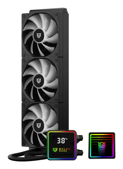 Enfriamiento Liquido  BAMLAM RUSH CRYO PRISM 360 BLACK  Sistema de enfriamiento de Aire