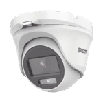 Cámara Eyeball TurboHD / 3K 2960x1665 / Lente 2.8 mm / ColorVu Luz Blanca 20 m (65.6 ft) / Audio por Coaxitron / IP66 / dWDR / 4 Tecnologías TVI-AHD-CVI-CVBS frontal_0S1000-10