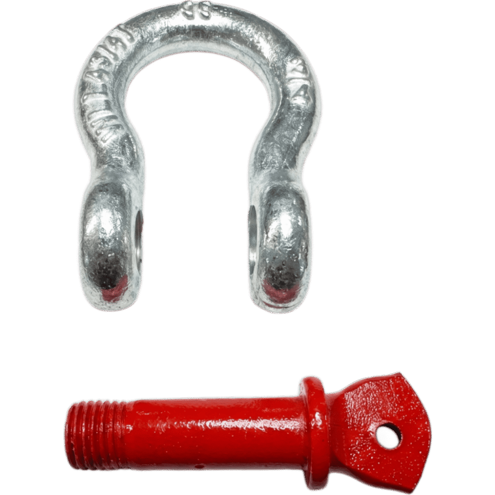 frontal_0S1000-14 Grilllete Lira (Anchor Shackle) / 4.75 T WLL / Cuerpo 3/4" Acero Forjado Galvanizado / Perno 7/8" Acero Alta Resistencia / Factor Seguridad 6:1 / Marca SHINESTAGE TSK-400-475 2