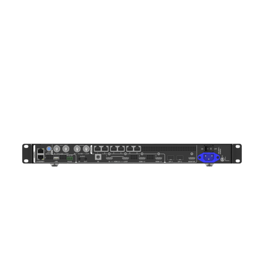 frontal_0S1000-3 Controlador Todo-en-Uno NovaStar VX600 Pro | 6 Puertos Gigabit Ethernet | Capacidad de 3.9M de Píxeles | Soporte 4K@60Hz | Gestión de 6 Capas VX600PRO 2