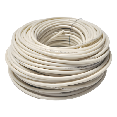 Cable para Cercas Electrificadas / Doble Aislado / Bobina 50 m (164 ft) / Calibre 22 AWG / Anti-UV / Multifilar / -10°C a 60°C