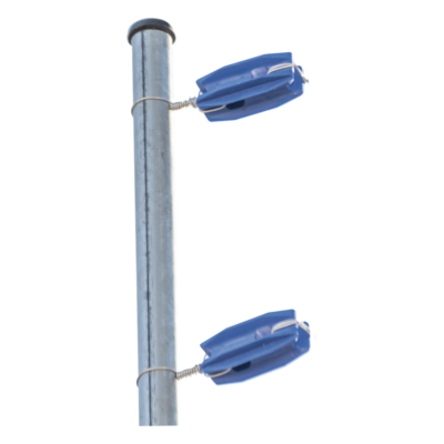 Aislador de Esquina para Cerco Eléctrico / 18 kV / Resistencia 10.2 kg / Anti UV / 66 mm x 31.6 mm