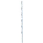Poste de Paso / Tubo de Acero Galvanizado / Diámetro 1" / Longitud 140 cm / 6 Aisladores / Color Blanco / 1 KG portada_0S1000-1075