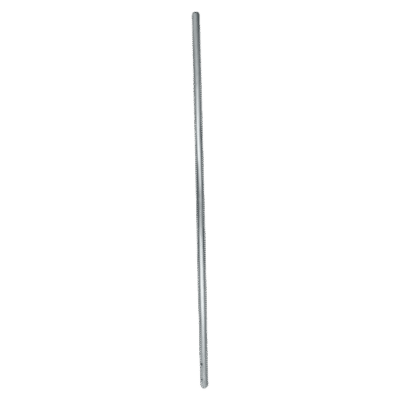 Poste de Esquina / Tubo de Acero Galvanizado / Diámetro 1" / Longitud 120 cm / Espacio para 5 Aisladores Esquina / Sin pintar / Peso 0.8 KG