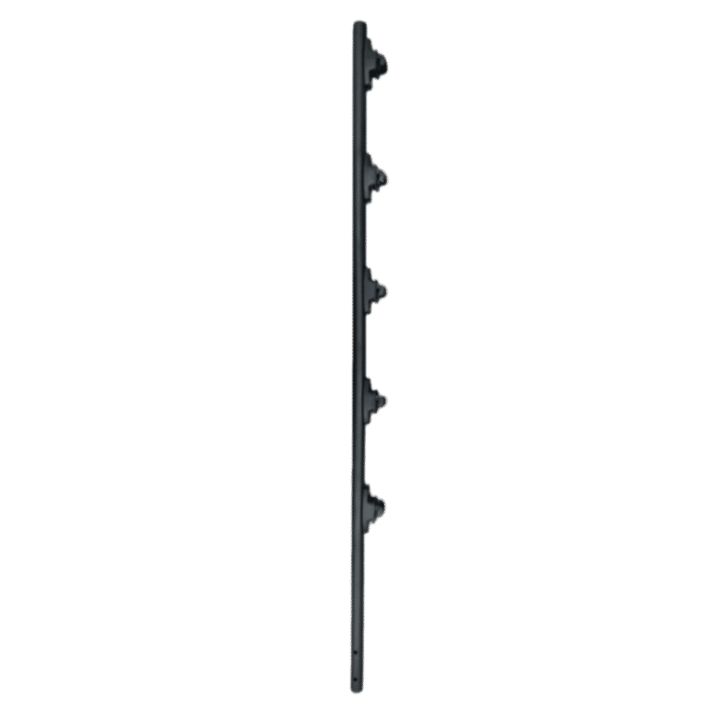 portada_0S1000-1082 Poste de Paso / Tubo de Acero Galvanizado / Diámetro 1" / Longitud 120 cm / 5 Aisladores / Color Negro / Peso 0.9 KG SF-POST-5B 1