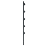 Poste de Paso / Tubo de Acero Galvanizado / Diámetro 1" / Longitud 120 cm / 5 Aisladores / Color Negro / Peso 0.9 KG portada_0S1000-1082